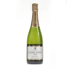 Glass of sparkling wine